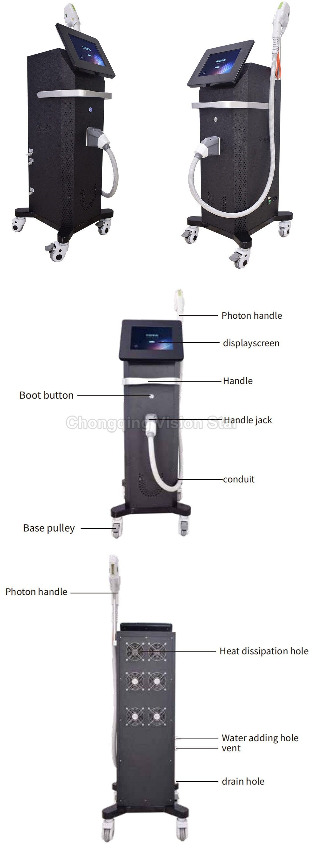 Hyb Alt29 Vertical Dpl Rejuvenation Machine